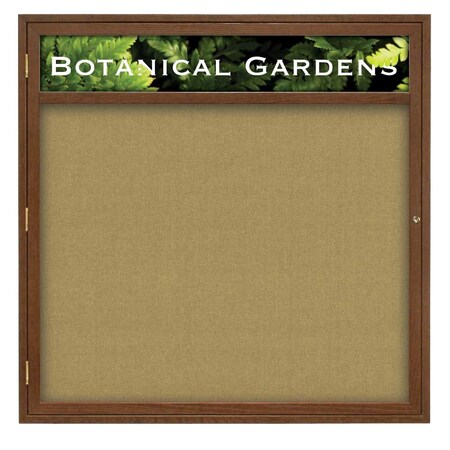 United Visual Products Triple Door Enclosed Radius EZ Tack Board, 72"x36", White/White UV7005EZ-WHITE-WHITE